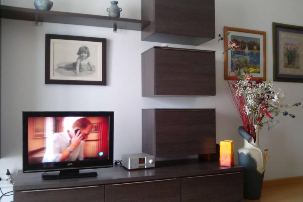 Bonito apartamento de 3 hab. con jardín Rosas Exterior foto